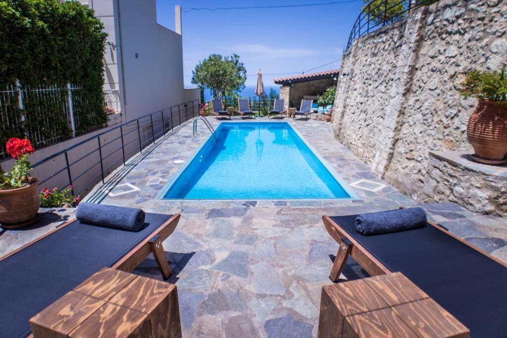 Villa Ventus, 40Sqm Private Pool & Hot Tub! Roussospítion Exterior foto